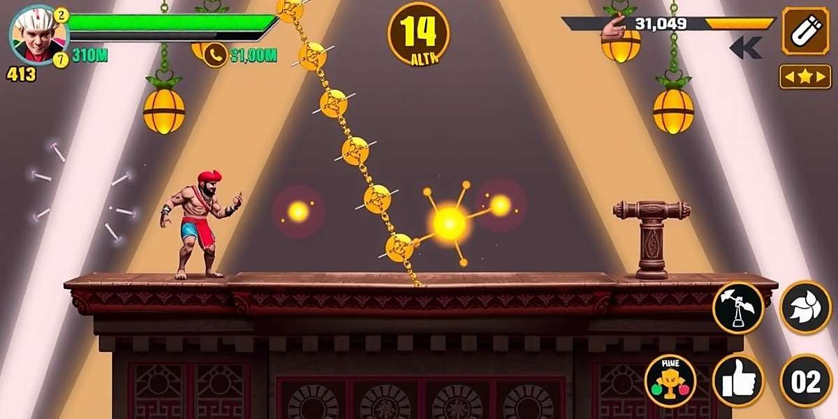 Fiesta Skill Showmen Dahi Handi Challenge Fiesta Skill Showmen gameplay screenshot showing a player participating in a Dahi Handi inspired precision challenge