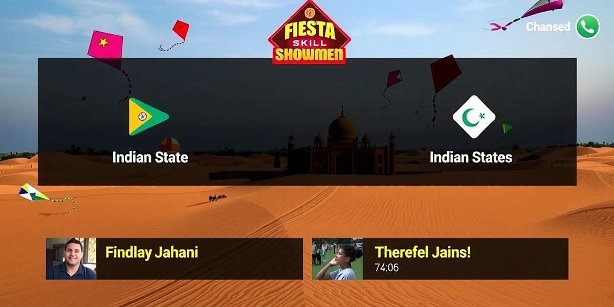 Fiesta Skill Showmen Multiplayer Tournament Fiesta Skill Showmen multiplayer tournament screen showing players from different Indian states competing in a kite-flying challenge